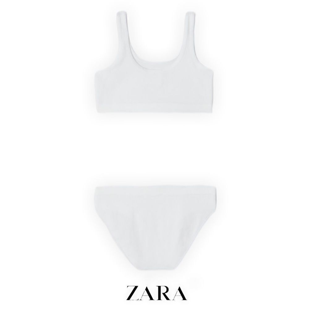 ZARA Kids | White | Top and Bottom Set